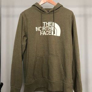North face green hoodie